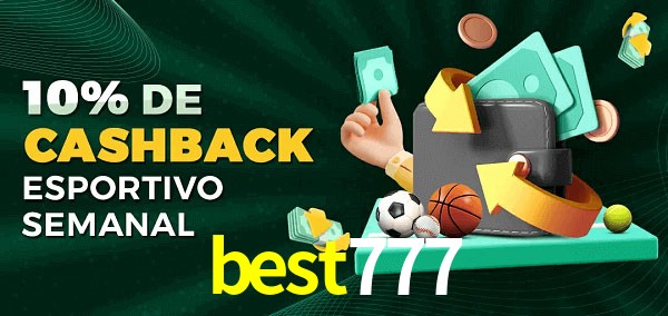 10% de bônus de cashback na best777